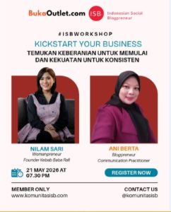 Workshop ISB bersama Kak Nilam Sari